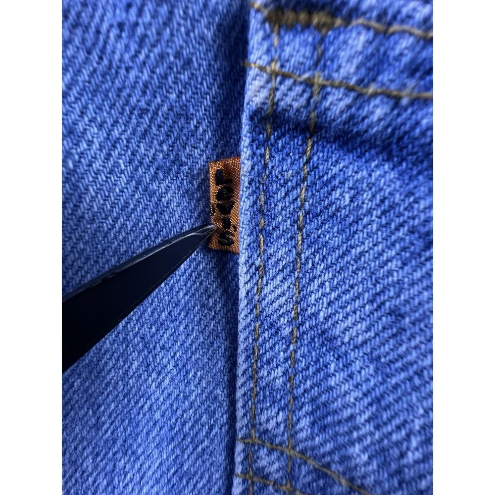 Levi's Shorts Vintage Orange Tab 506 Cut Off Denim‎ Light Wash Cotton Mens 39